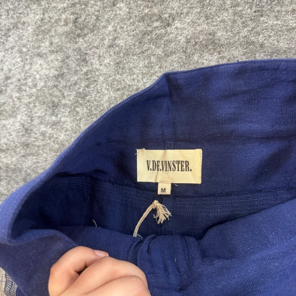 V.DE.VINSTER. High Rise Organic Cotton Beachy Boho  Wide Leg Woven Pants - Picture 4 of 7